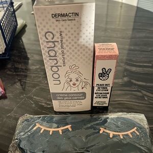 Peace Out Retinol Eye Stick, Charbon Eye Cream with a Green Sleep Mask